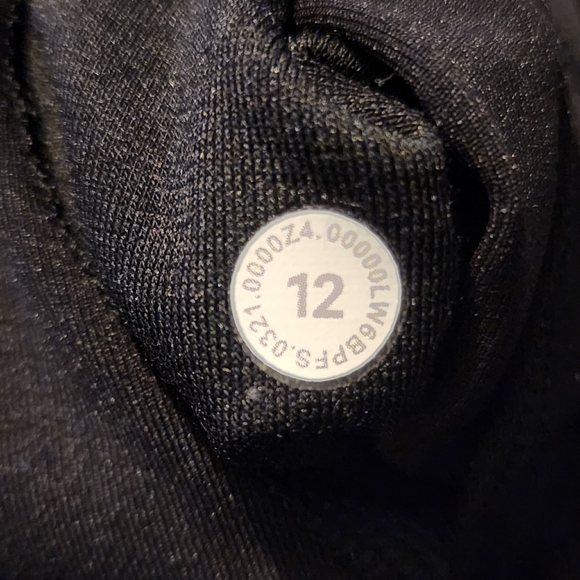 Lululemon Black Legging Capris. Sz 12. EUC - Picture 4 of 7